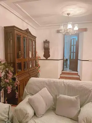 Zona de estar de La Casa de Manolita