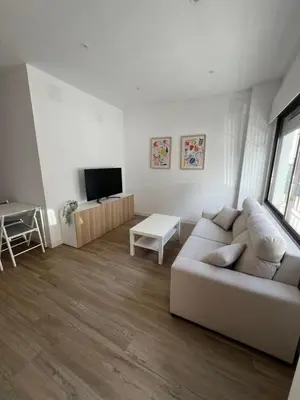 Una televisión o centro de entretenimiento en Casa Luz