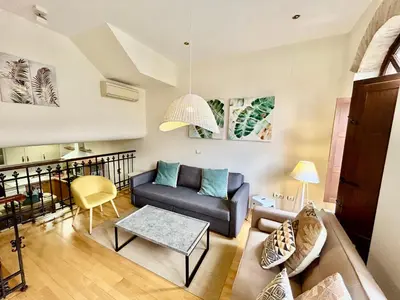 Zona de estar de Charming 2 Bedroom Apartment at Sevilla City Center By OCityzen