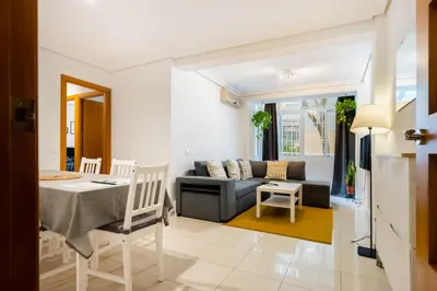 Zona de estar de San Pagés 3BR Apartment