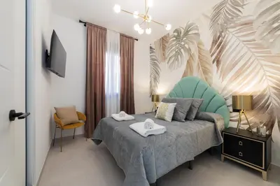Cama o camas de una habitación en La Estrella del Marrubial
