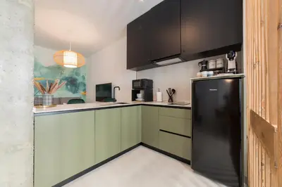 Una cocina o zona de cocina en La Estrella del Marrubial