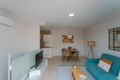 Zona de estar de Apto. con terraza privada centro