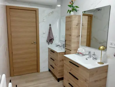 Un baño de Alojamiento Rural Villa Rosarito