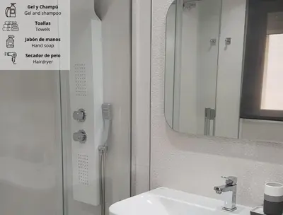 Un baño de Apartamento DON MANUEL