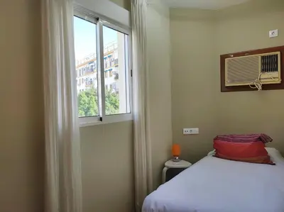Cama o camas de una habitación en Enladrillada.Parking Incluido.Cuna del Flamenco