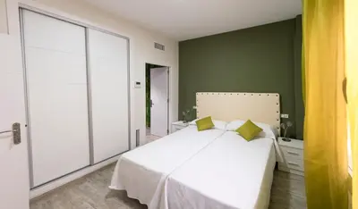 Cama o camas de una habitación en CASA CON PATIO