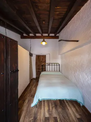 Cama o camas de una habitación en La Pedriza del Serval
