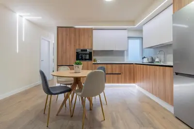 Una cocina o zona de cocina en Luna Gris Home