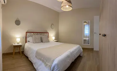 Cama o camas de una habitación en Posada Deanes
