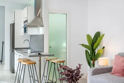 Una cocina o zona de cocina en Correduría Suites Apartments