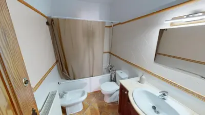 Un baño de CASA RURAL SOLARIEGA DE LABRANZA