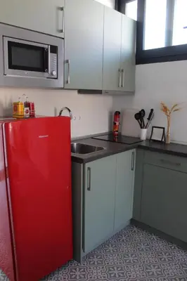 Una cocina o zona de cocina en Honey Studio