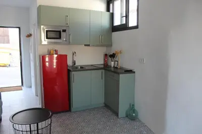 Una cocina o zona de cocina en Honey Studio