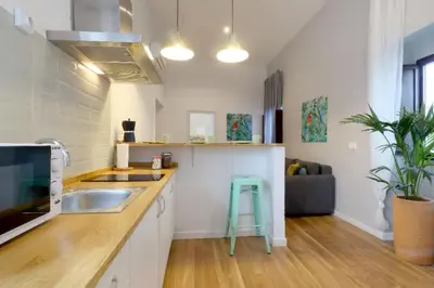 Una cocina o zona de cocina en Posada de la Judería II