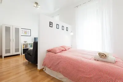 Cama o camas de una habitación en Peral Home Cozy Apartment