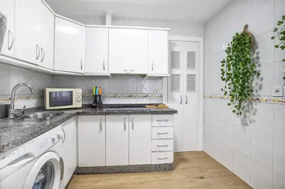 Una cocina o zona de cocina en Zafiro Apartment&Parking in the historical centre