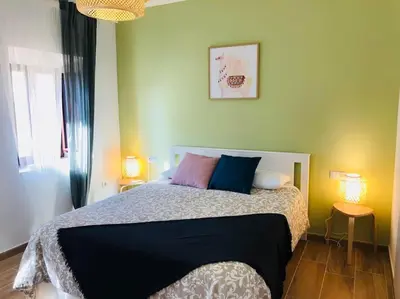 Cama o camas de una habitación en Posada de la Judería III