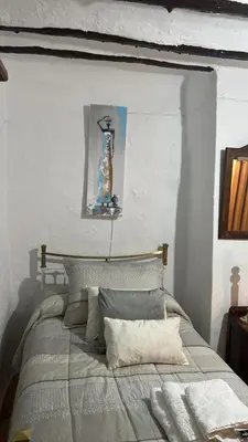 Cama o camas de una habitación en Casa Rufino