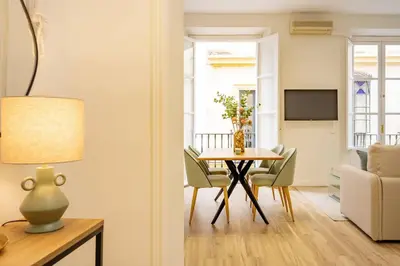 Zona de estar de Juan de la Encina Central Suite