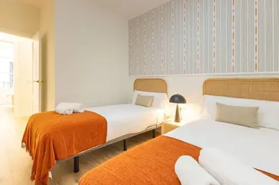 Cama o camas de una habitación en Juan de la Encina Central Suite