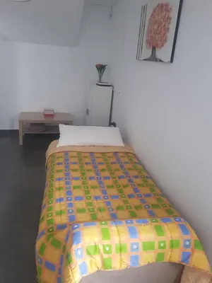 Cama o camas de una habitación en Casa Rosa1