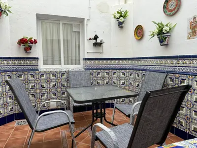 Zona de estar de Apartamento Buen Pastor con parking gratuito