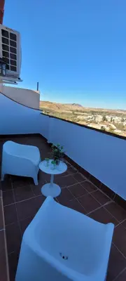 Un balcón o terraza de Casa luna Caminito del Rey