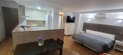 Cama o camas de una habitación en Casa luna Caminito del Rey