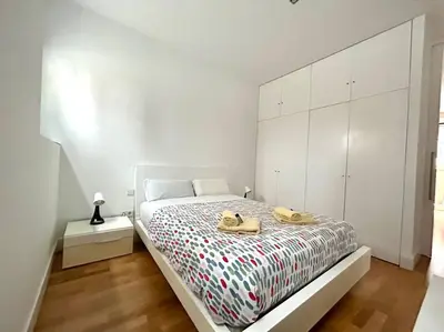 Cama o camas de una habitación en Hispalis San Román