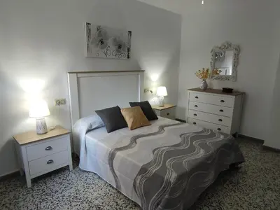 Cama o camas de una habitación en Plaza Samaniego