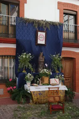Jardín al aire libre en Casa Rural Maestre