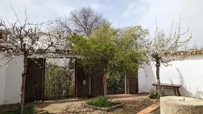 Jardín al aire libre en Molino Viejo de Salar