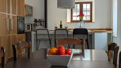 Una cocina o zona de cocina en Molino Viejo de Salar