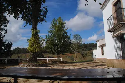 Jardín al aire libre en Cortijo San Rafael