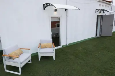 Un patio o zona al aire libre en The Clover