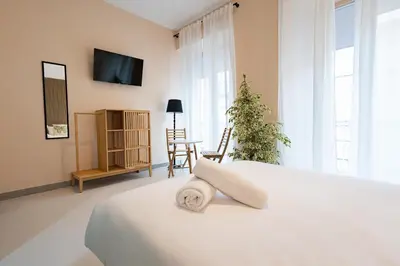 Cama o camas de una habitación en The Clover