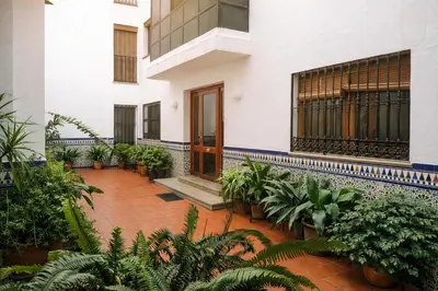 Jardín al aire libre en CENTRICO Y ACOGEDOR APARTAMENTO CORDOBA
