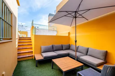 Zona de estar de Veoapartment Archeros Terraza