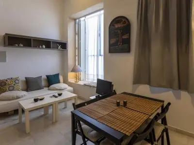 Zona de estar de San Leandro de Sevilla Oasis en el centro