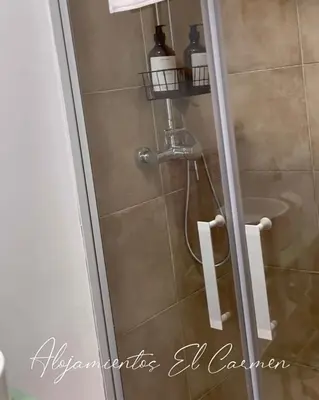 Un baño de Alojamientos El Carmen