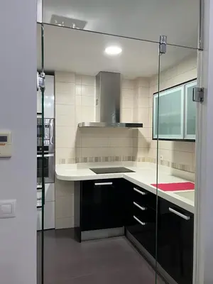 Una cocina o zona de cocina en Apartamento La Muralla II