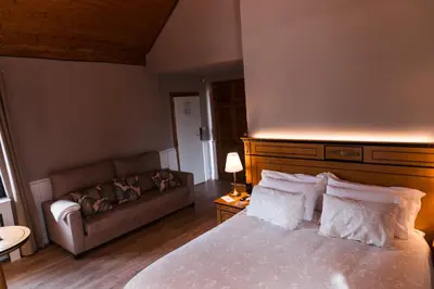 Cama o camas de una habitación en Vega de la Reina
