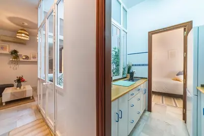 Cama o camas de una habitación en Alohamundi Torres