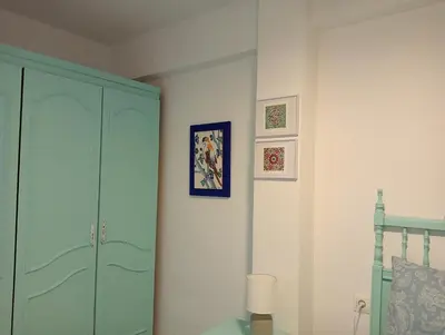 Cama o camas de una habitación en La Paloma