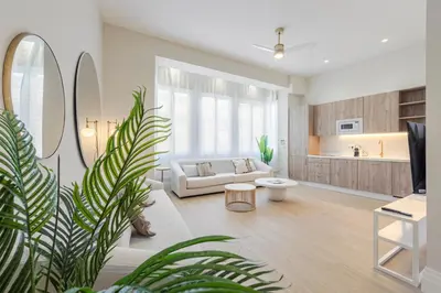 Una televisión o centro de entretenimiento en ISG Apartments Faustino 45