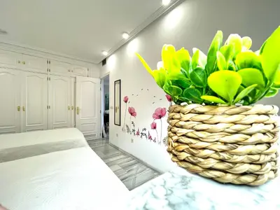 Cama o camas de una habitación en Ático Tendillas: Centro Córdoba