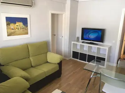 Una televisión o centro de entretenimiento en Casa de Vero