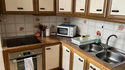 Una cocina o zona de cocina en Casa de Vero
