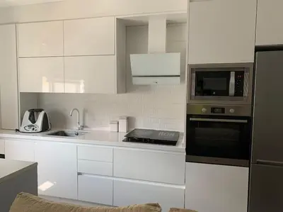 Una cocina o zona de cocina en Apto residencial piscina centro-Parking